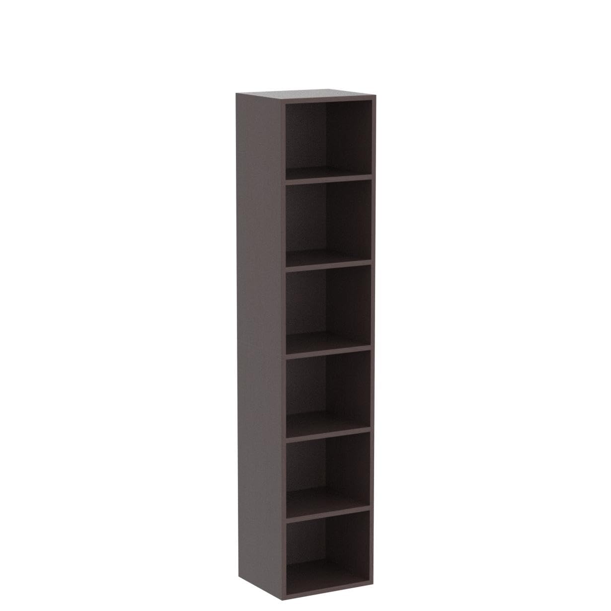 Tribesigns 70.9 Inch Tall Narrow Bookcase - Rustic Corner Storage Shelf with 6 Tier Cube Display | Perfect for Home Office, Living Room & Bedroom Organization