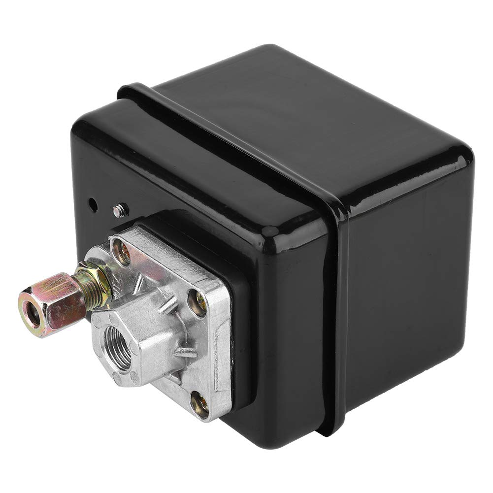 Air Compressor Pressure Control Switch - Heavy Duty Iron Construction for Stable Performance | Perfect for HVAC Systems, Pneumatic Tools & Industrial Machinery