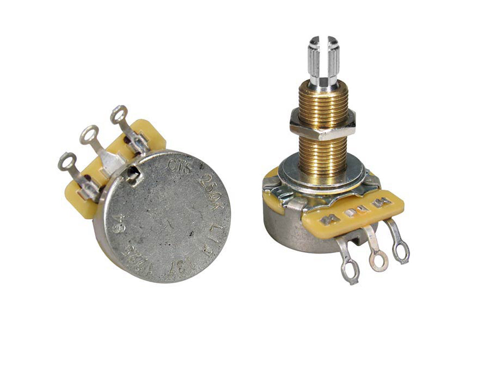 CTS250 B64 250KL Split Shaft Long Bushing Potentiometer - Premium Audio Component for Guitar, Amplifier & DIY Electronics Projects