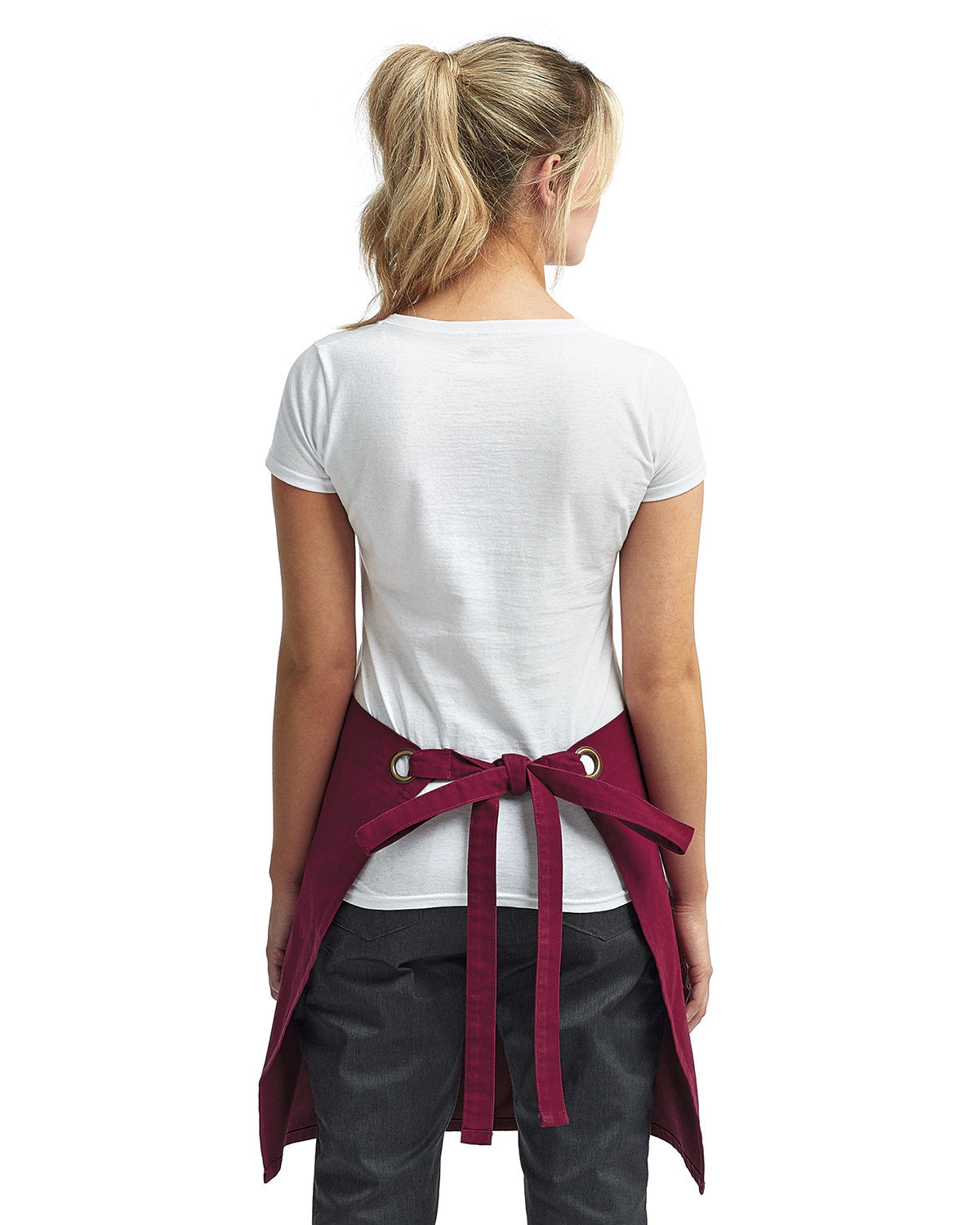 Reprime RP131 Heavy Duty Unisex Canvas Waist Apron - Artisan Collection for Cooking, Gardening & DIY Projects - Durable Cotton Work Apron for Chefs, Artists & Craftsmen