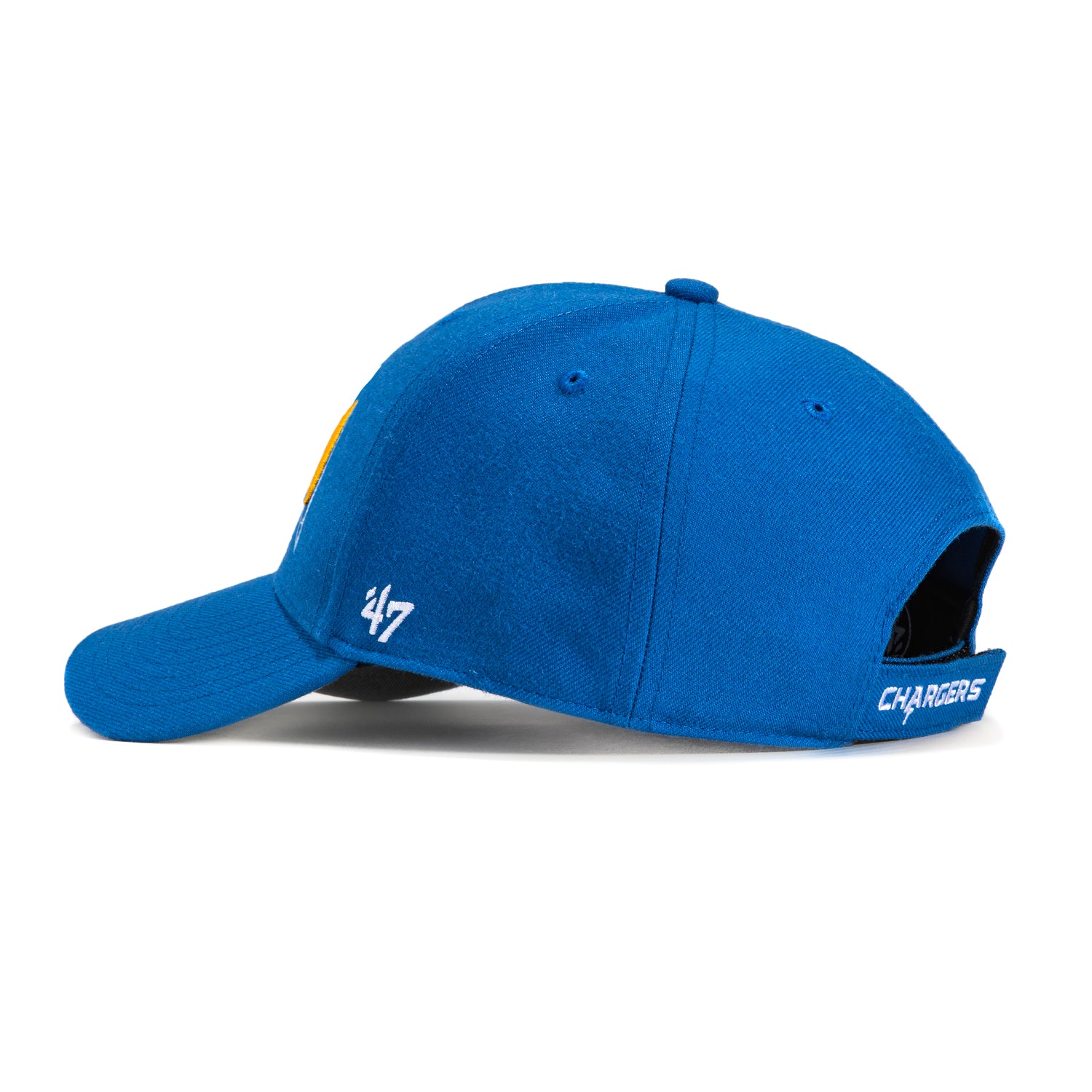 47 Brand Los Angeles Chargers MVP Adjustable Velcro Hat - Light Blue | Official NFL Fan Gear for Men & Women | Perfect for Game Day, Tailgating & Sports Events
