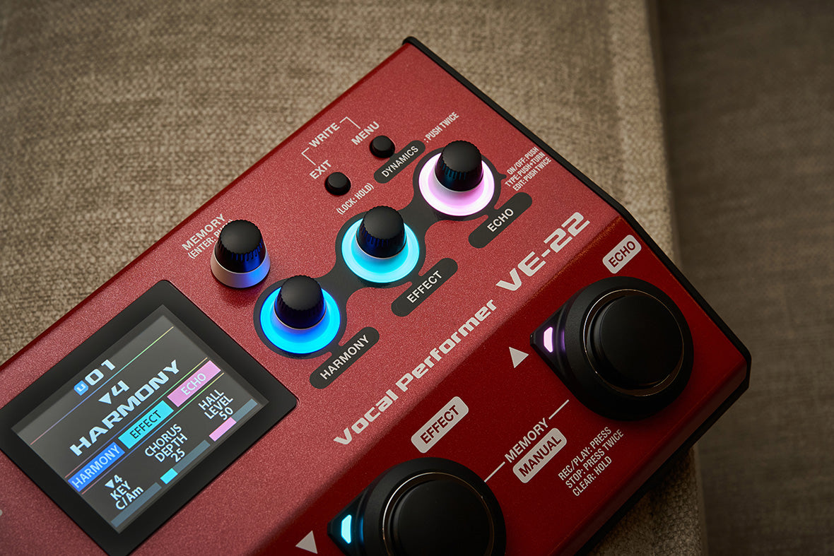 BOSS VE-22 Vocal Performer & Looper Pedal - Professional Vocal Effects Processor for Singers & Musicians - Perfect for Live Performances, Studio Recording & Karaoke Nights