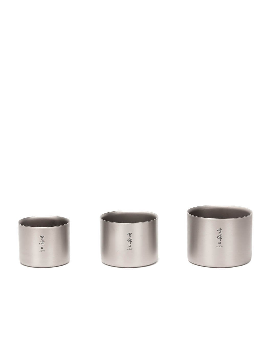 Titanium Double Wall M300 Stacking Mug - Insulated Travel Coffee Cup for Hot & Cold Drinks - Perfect for Camping, Office, and Outdoor Adventures