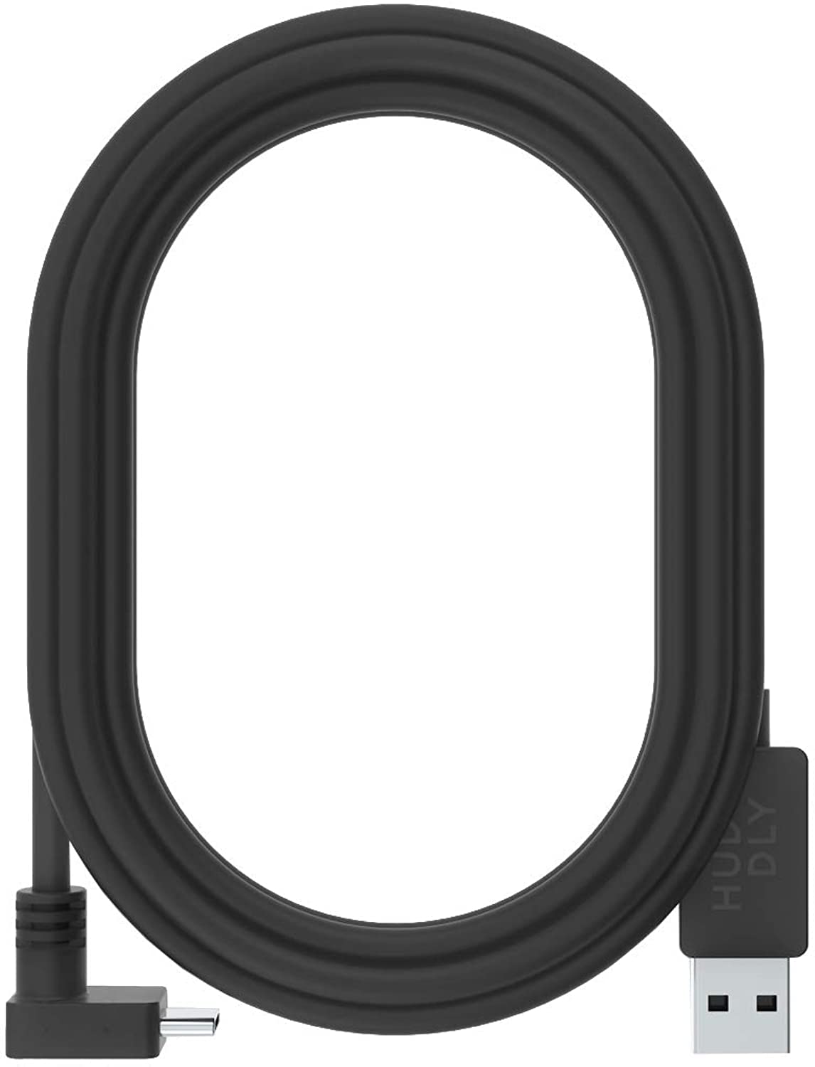 Huddly USB 3.0 Cable 5m - High-Speed Type C to USB A Angled Connector for Fast Charging & Data Transfer | Perfect for Laptops, Smartphones & Gaming Consoles