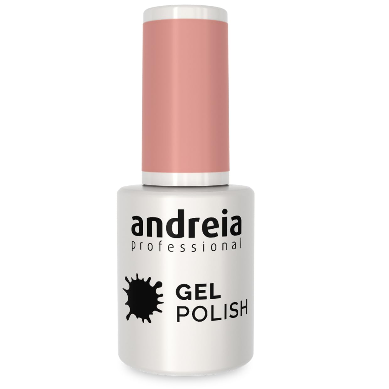 Andreia Semi-Permanent UV LED Gel Nail Polish - Long Lasting 4 Weeks French Manicure with Intense Shine - Color 220 Nude (Soft Pink & Red Shades) - 10.5ml - Perfect for Salon, Home DIY Nail Art & Special Occasions