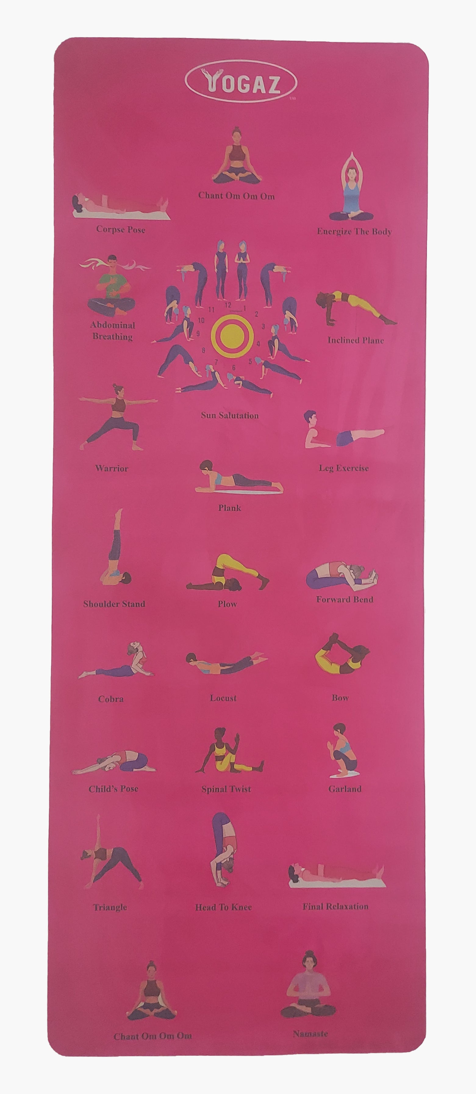 Non-Slip 3D Suede Yoga Mat with Textured Surface - Perfect for Home Workouts, Meditation & Online Yoga Classes