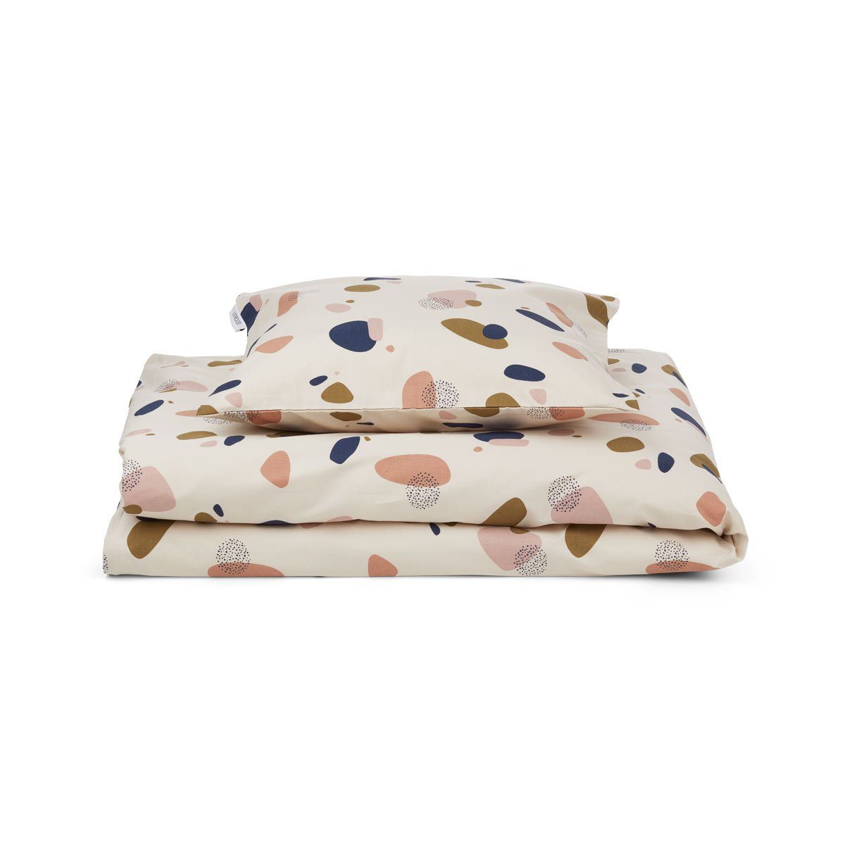LIEWOOD 100% Organic Cotton Bedding Set - Bubbly Sandy Single Size, Soft & Breathable Sheets for Comfortable Sleep | Perfect for Bedrooms, Guest Rooms & Dormitories