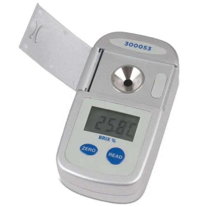 Digital Pocket Refractometer - Handheld Brix Meter for Sugar Content Testing in Fruits, Wine, Honey & Beverages | Ideal for Home Brewing, Winemaking & Agriculture