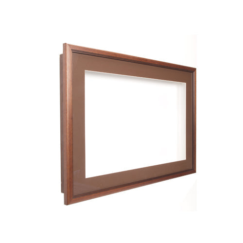 Premium Wooden Shadowbox Display Frame with Built-in LED Lighting - 4