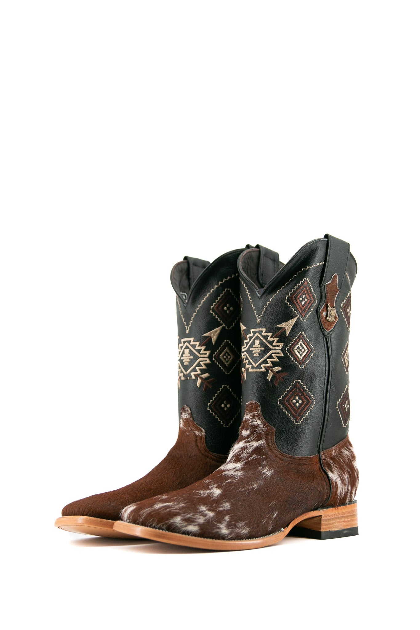 Men's Genuine Cowhide Square Toe Cowboy Boots - Size 11 Western Boots for Men (JM27) - Perfect for Rodeo, Country Dancing & Outdoor Adventures