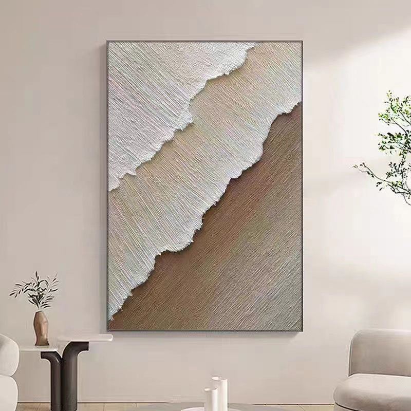 Ocean and Sky Painting #OS 032 - Handmade Canvas Wall Art for Home & Office Decor - Perfect for Living Room, Bedroom, or Office Space