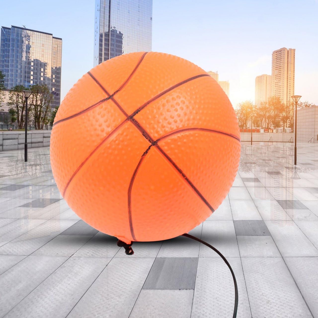 Football Rebound Ball with String - Adjustable Soccer Training Equipment for Kids & Adults | Perfect for Solo Practice, Backyard Drills & Skill Development (1 Set)