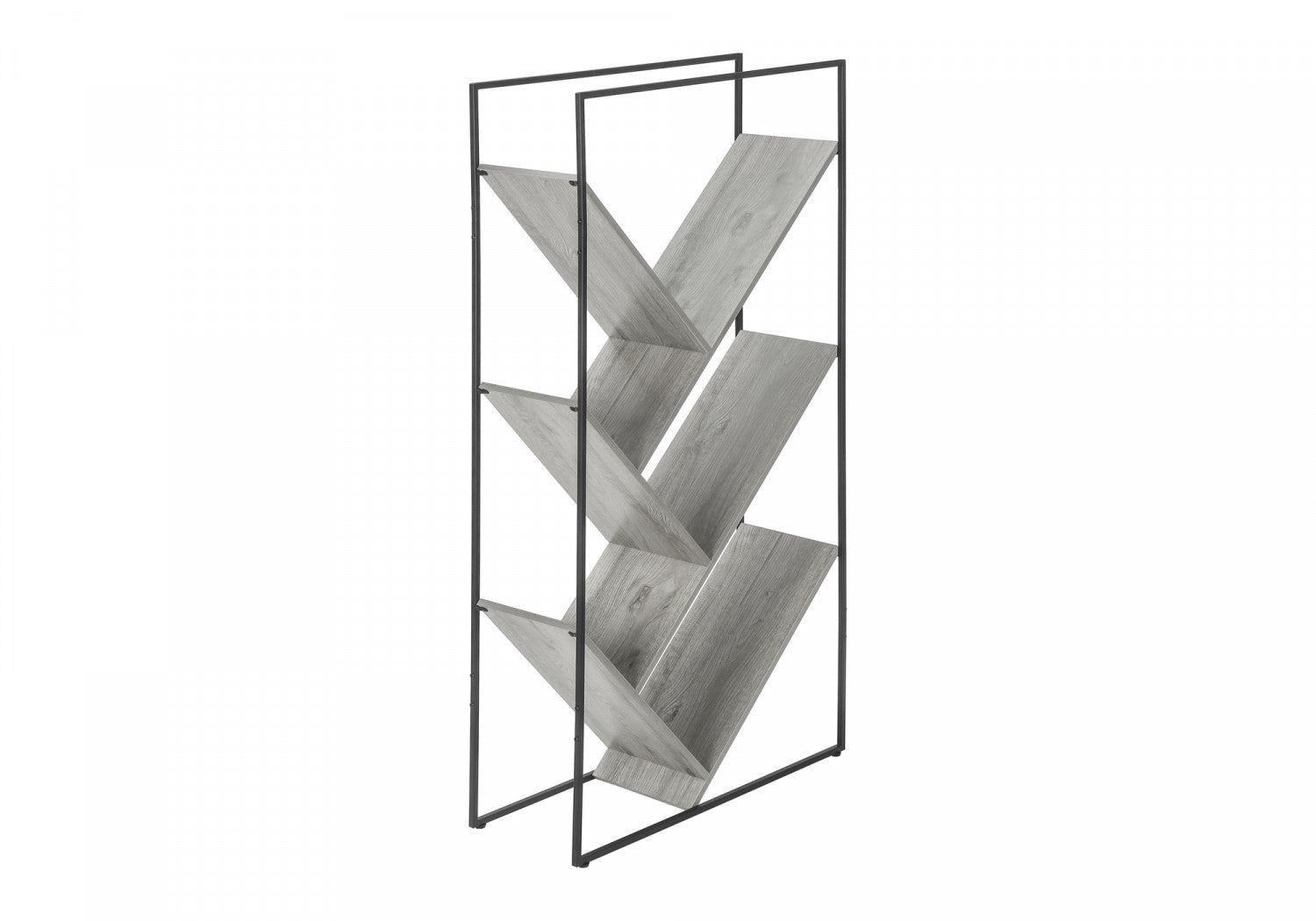 Modern Grey Sova Bookcase - Stylish Bookshelf for Living Room, Bedroom & Office Storage - Perfect for Organizing Books, Decor & Essentials