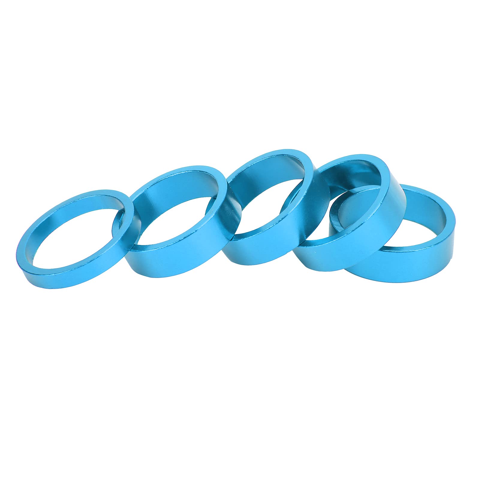 Lightweight Aluminum Alloy Bike Front Fork Washer Sets & Headset Spacers - Compatible with Road Bikes, Mountain Bikes, Fixie Bikes | DIY Installation, Durable & Eco-Friendly for Smooth Cycling Performance