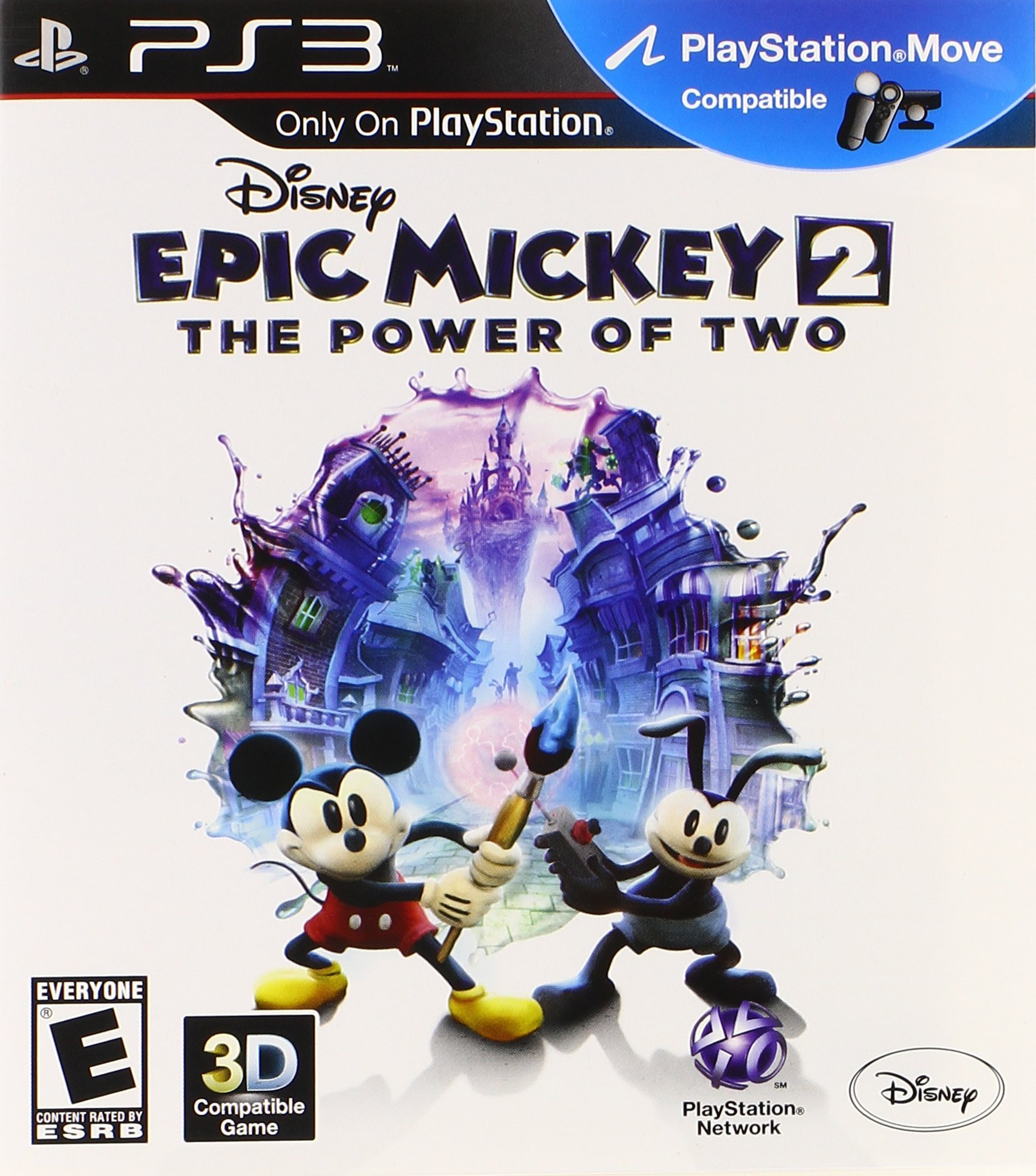 Disney Epic Mickey 2: The Power of Two - PS3 Game for Playstation 3 | Action-Adventure Platformer | Perfect for Disney Fans & Family Game Nights