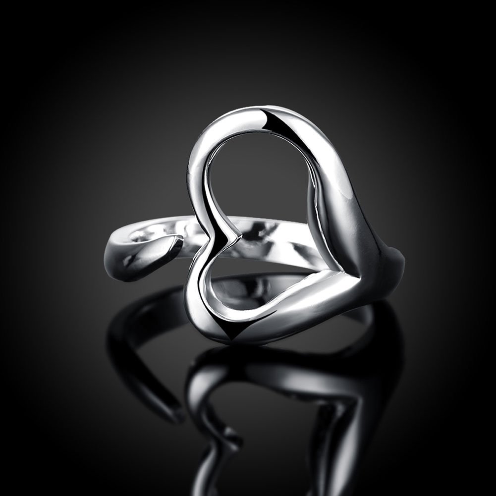 925 Sterling Silver Adjustable Open Ring for Women - Elegant Wedding Band, Promise Ring & Fashion Jewelry - Perfect for Engagements, Anniversaries & Everyday Wear