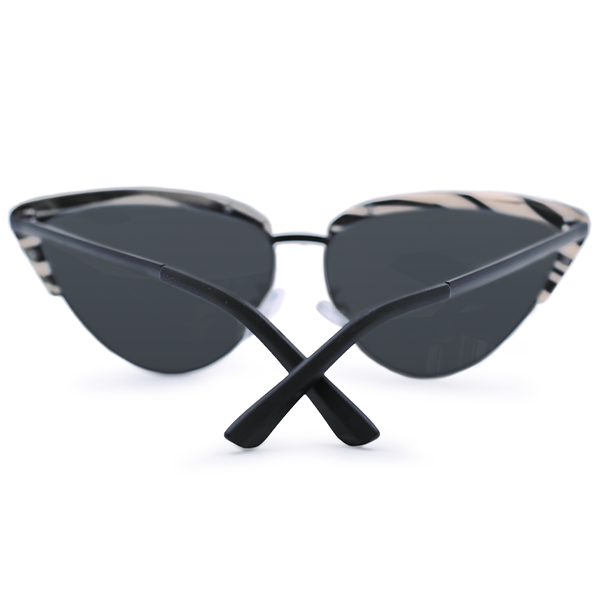 Ava Black Zebra Prescription Glasses - Stylish & Durable Eyewear for Men & Women | Perfect for Reading, Driving & Daily Use
