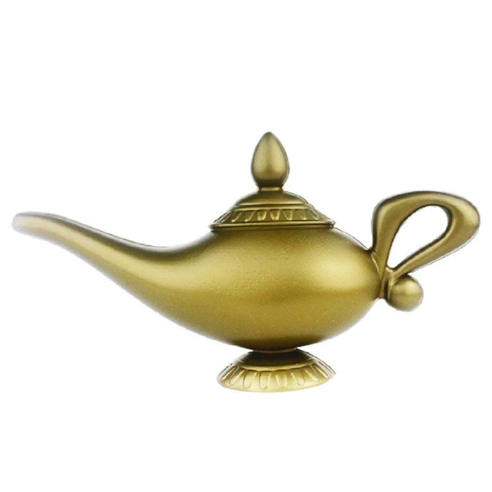 Aladdin's Magic Lamp - Plastic Model Genie Lamp for Cosplay, Halloween Decor & Party Favors | Perfect for Themed Parties, Disney Costumes & Home Decor