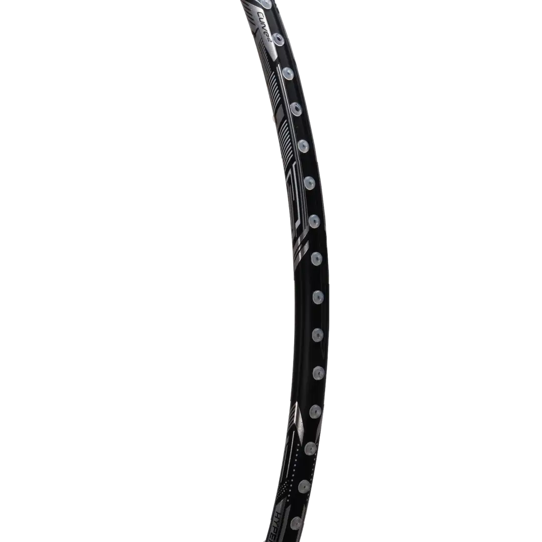 HNDRD Nuclear 78 Badminton Racket - Pre-Strung Carbon Fiber Shuttlecock Racket for Professional & Recreational Play - Perfect for Tournaments, Training & Backyard Games
