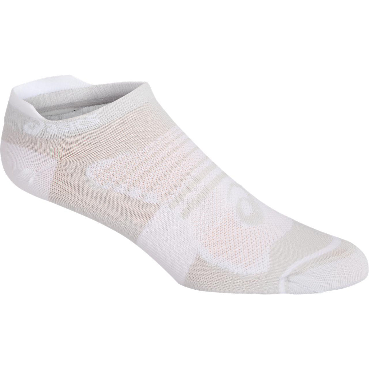 ASICS Men's Quick Lyte Plus Low Cut Athletic Socks 3-Pack - White/Perf Black - Breathable Running Socks for Gym, Sports & Everyday Comfort