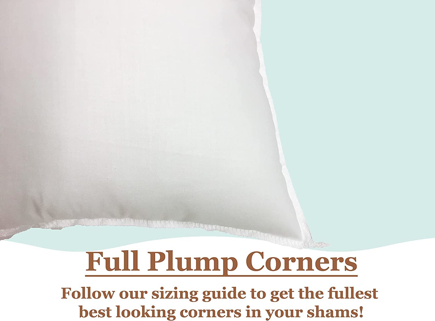 Premium Polyester Throw Pillow Insert 15x15 Inch - Ultra Soft Square Couch Pillow for Sofa, Bed, Chair - Machine Washable Decorative Accent - Perfect for Living Room, Bedroom & Home Decor