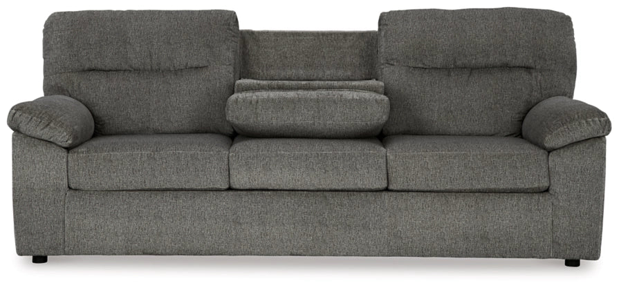 Bindura Convertible Sofa with Drop Down Table - Perfect for Small Spaces, Studio Apartments & Cozy Living Rooms