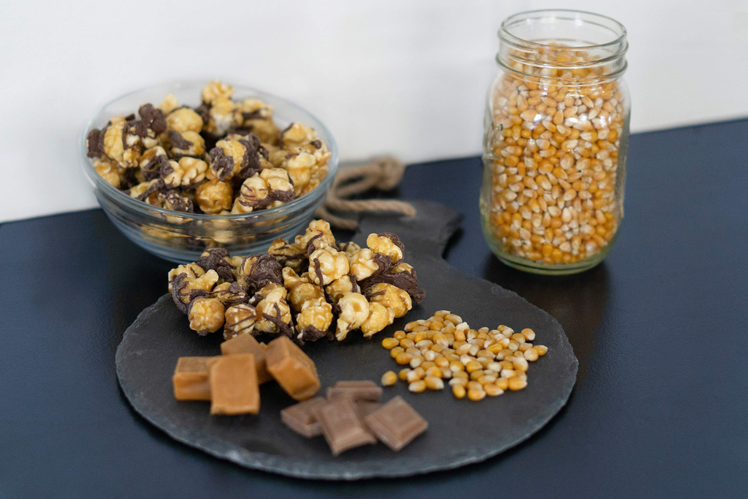 Chocolate Caramel Popcorn - 120oz Gourmet Snack for Movie Nights