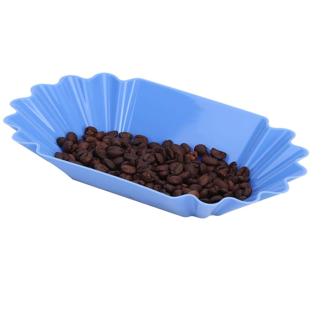 Microwave-Safe Coffee Bean Display Dish - 5 Colors, Reusable Snack Plate for Restaurants, Dining Rooms & Kitchens (Light Blue) - Perfect for Serving Appetizers, Desserts & Party Snacks