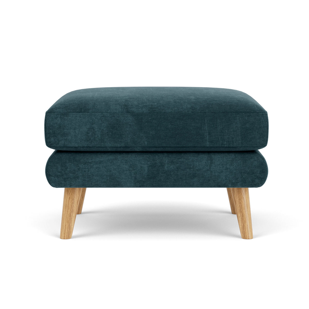 George Fabric Ottoman - Stylish and Comfortable Footrest, Storage Bench for Living Room, Bedroom, or Office - Perfect for Relaxing, Extra Seating & Home Organization