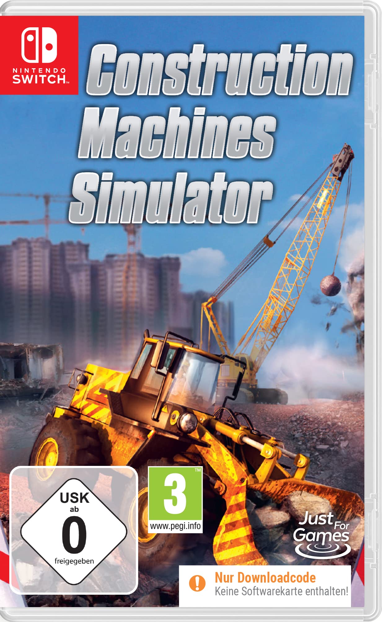 Nintendo Switch Construction Machinery Simulator - Realistic Heavy Equipment Game for Kids & Adults | Perfect for Family Fun & Construction Enthusiasts