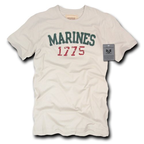 Rapiddominance Marines Long Beach Embroidered T-Shirt - Military Inspired Casual Wear for Men, Perfect for Everyday Outfits & Patriotic Events