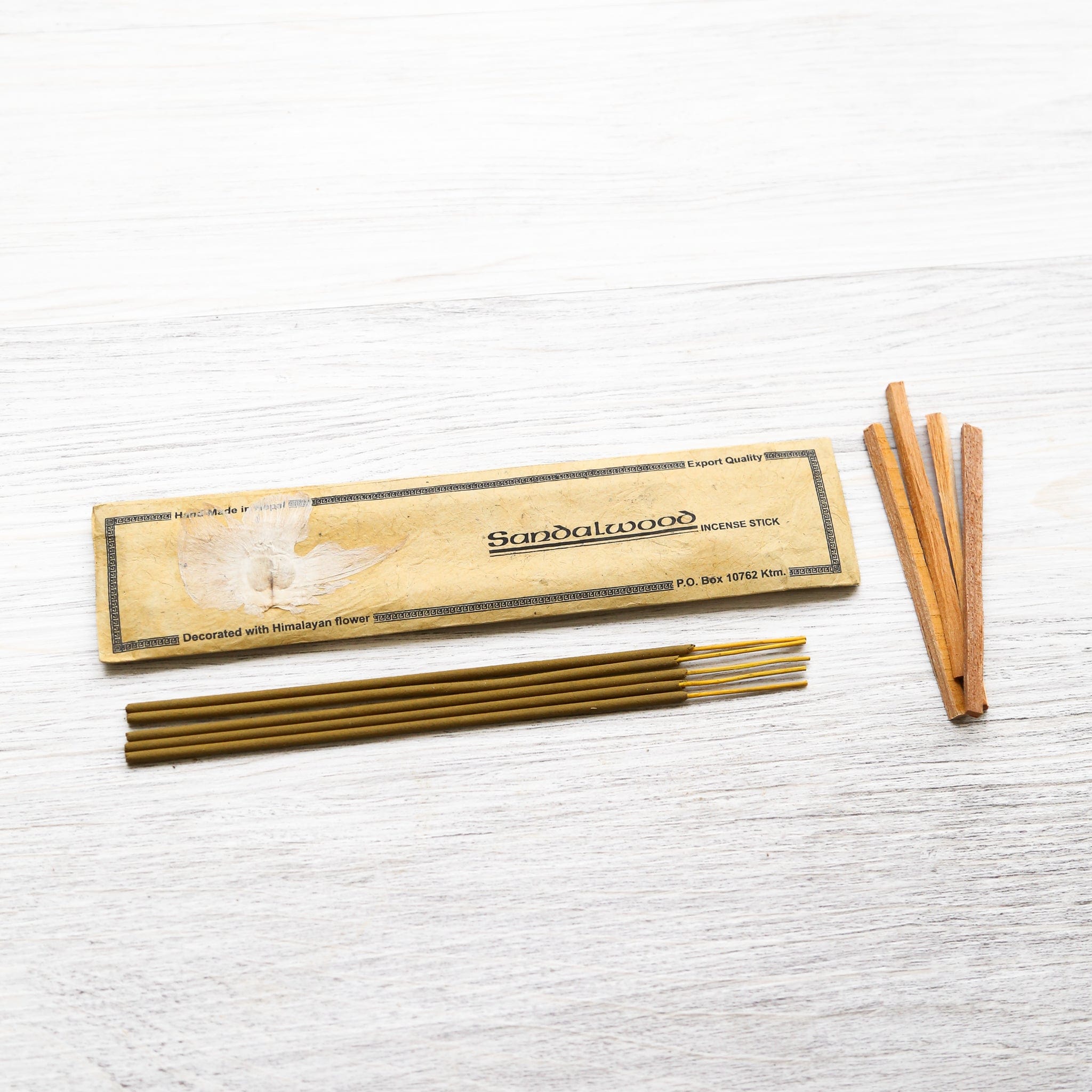 Premium Himalayan Sandalwood Incense Sticks - 100% Natural Aromatherapy for Meditation, Yoga & Relaxation - Handmade in Nepal with Pure Essential Oils - Perfect for Home, Office & Spiritual Practices