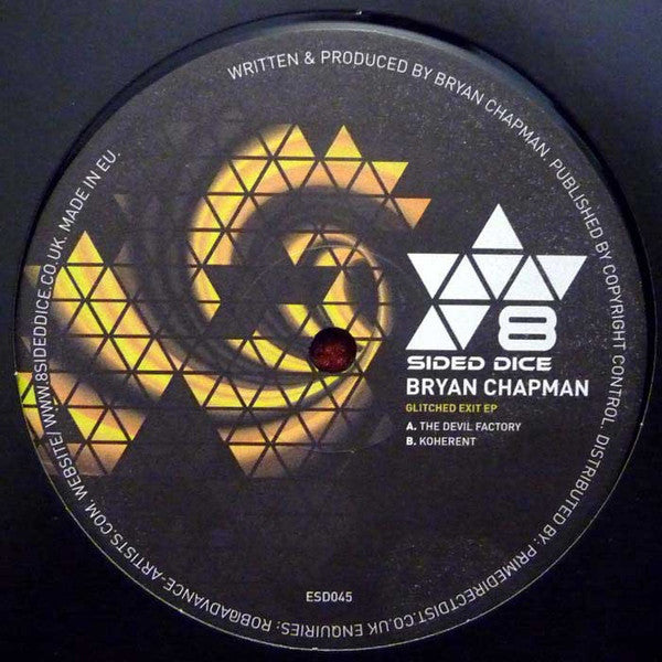 Bryan Chapman – Glitched Exit EP | 8 Sided Dice Recordings ESD045 | Electronic Music for DJ Sets & Chillout Sessions
