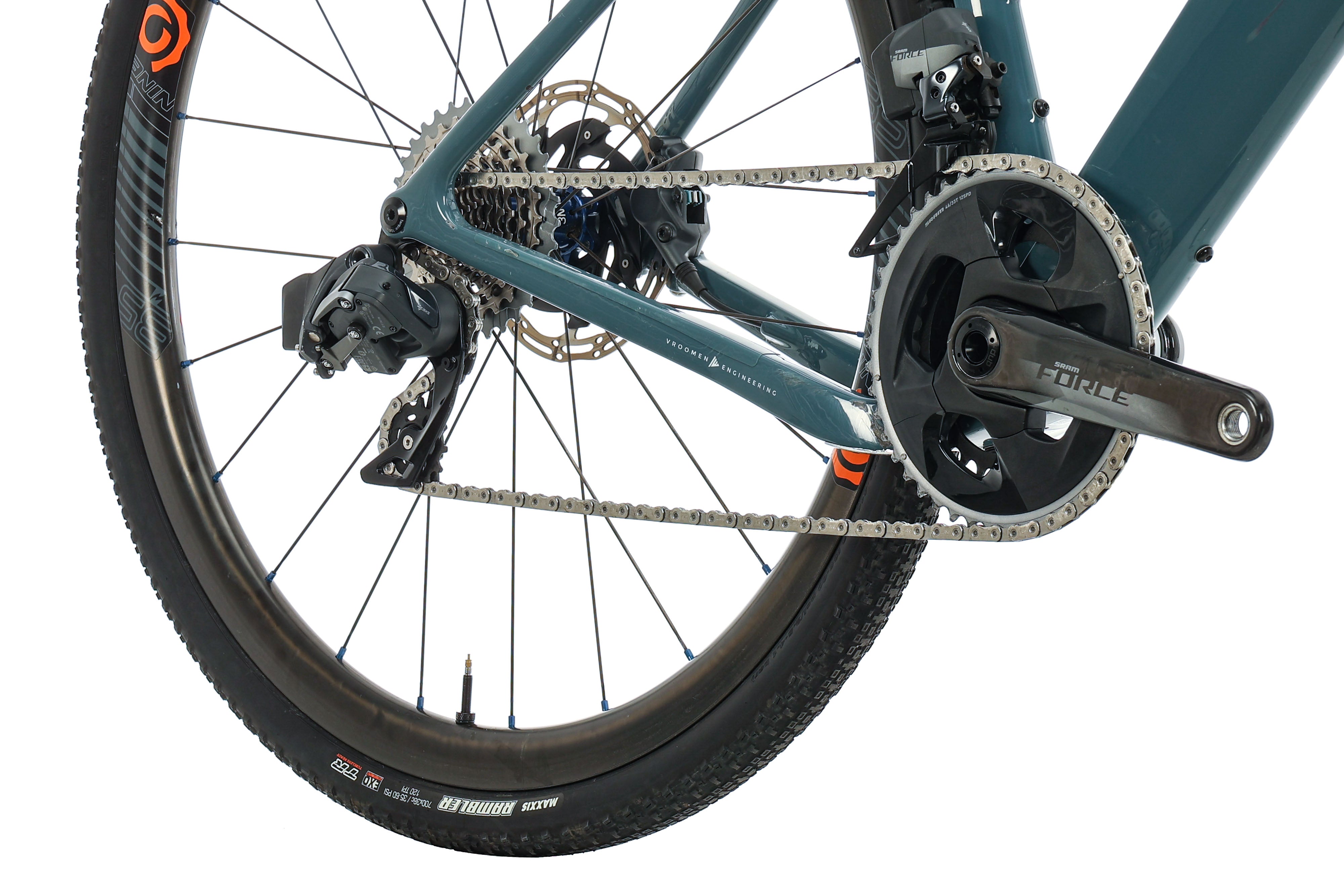 3T Exploro RaceMax Force AXS 2X Gravel Bike 2021 - 56cm Carbon Frame, 1x12 Drivetrain | Adventure Cycling, Off-Road Bikepacking, Gravel Racing