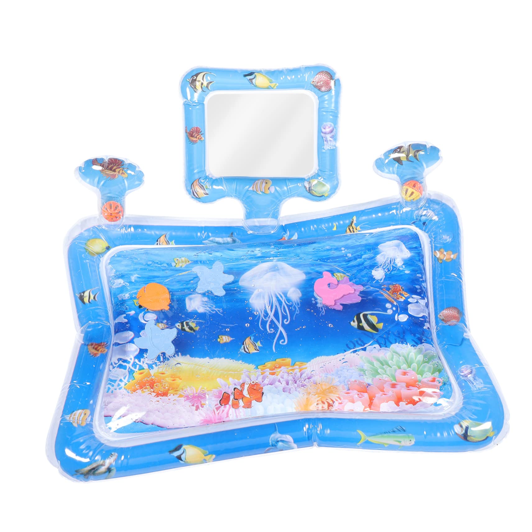 **iBasenice Inflatable Baby Tummy Time Water Mat - Sensory Play Mat for Infants, Toddlers & Kids - Summer Outdoor & Indoor PVC Activity Toy for Sensory Development & Fun**    *(Perfect for Playtime, Learning, Water Play, and Sensory Stimulation at Home, Daycare, or Beach!)*