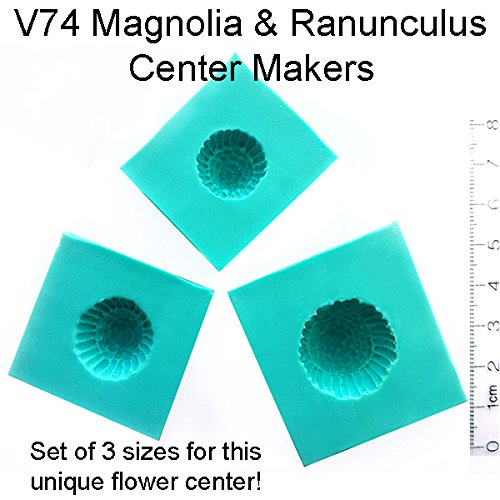 Magnolia & Ranunculus Silicone Mold Set for DIY Wedding Centerpieces, Floral Arrangements, and Home Decor - Perfect for Resin, Soap, and Candle Making