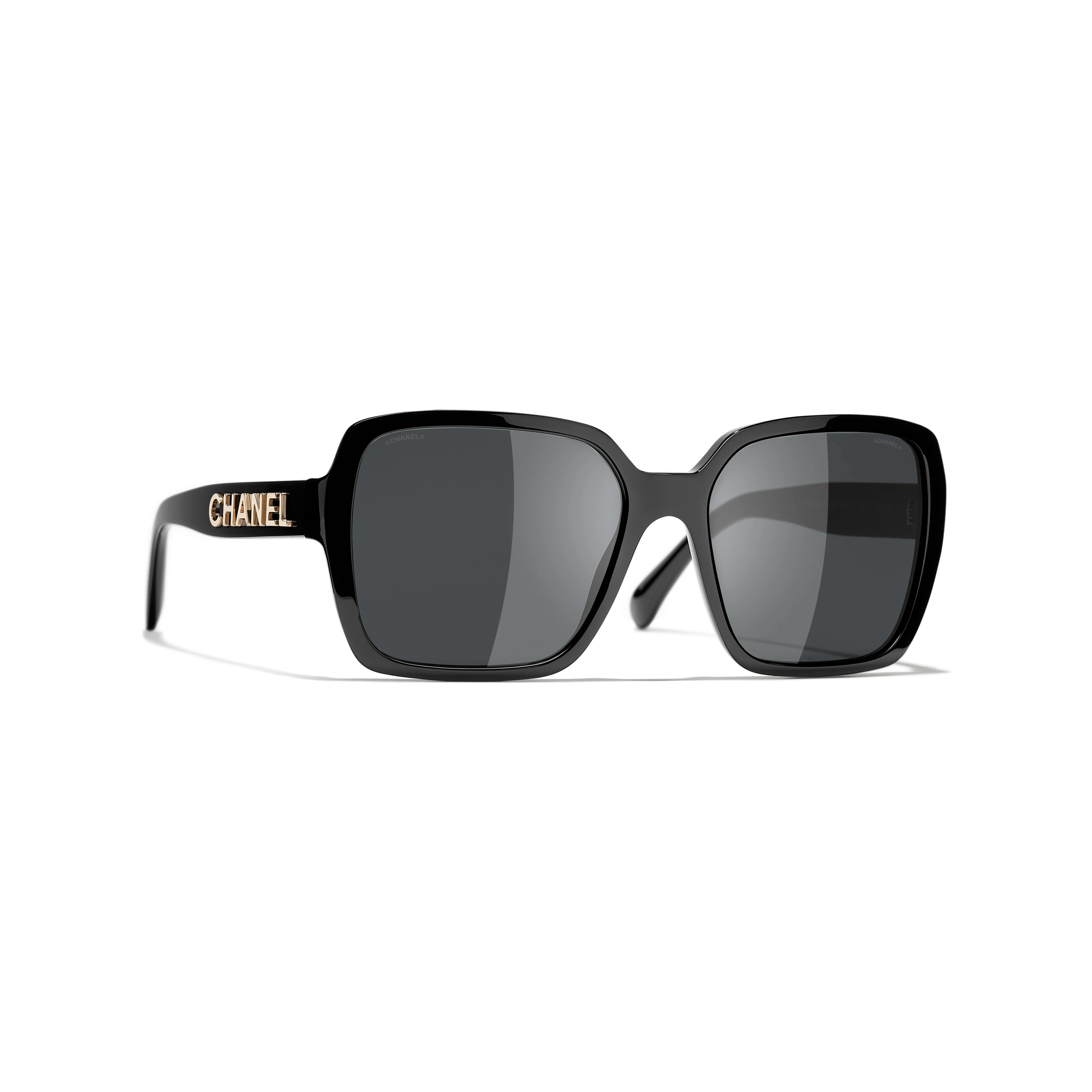 Chanel Square Sunglasses Gold - Luxury Designer Shades for Women - Perfect for Beach, Travel & Fashion Outfits
