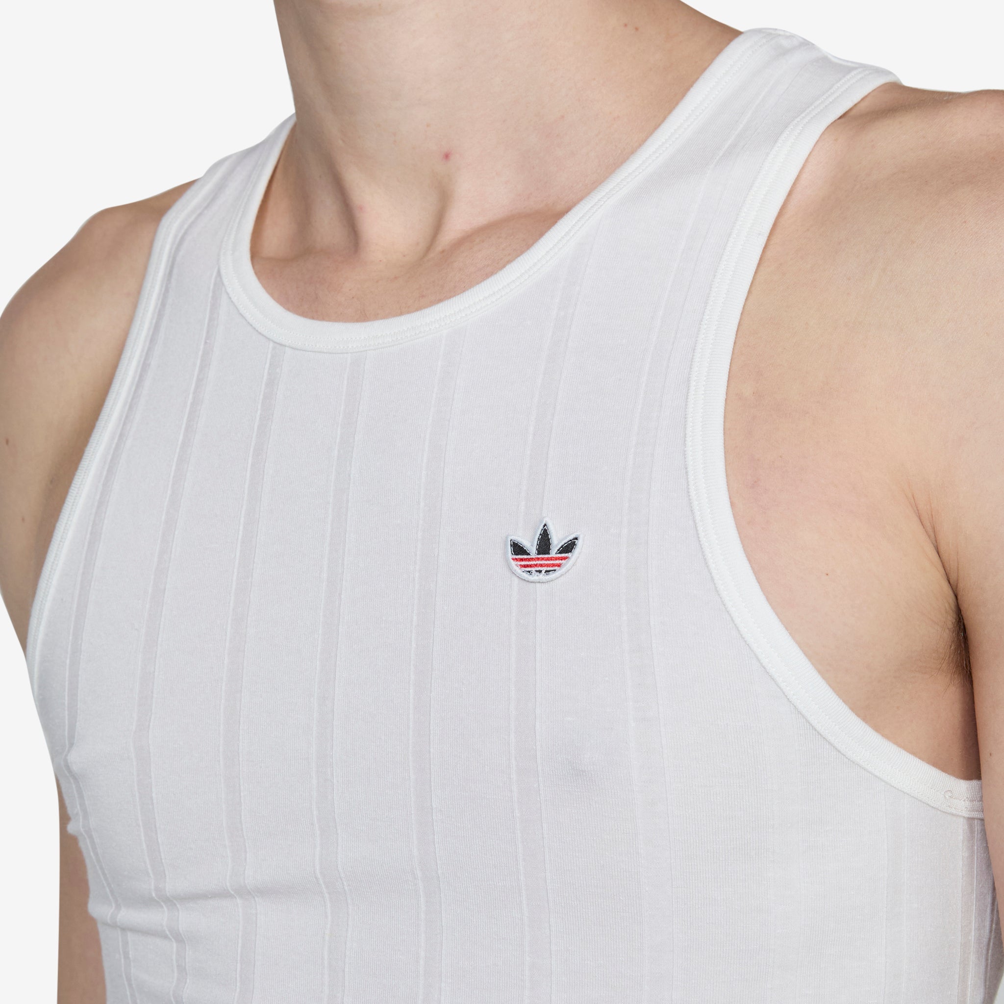CLOT x Rib Tank White - Stylish Cotton Ribbed Tank Top for Men | Perfect for Summer, Gym, and Casual Wear