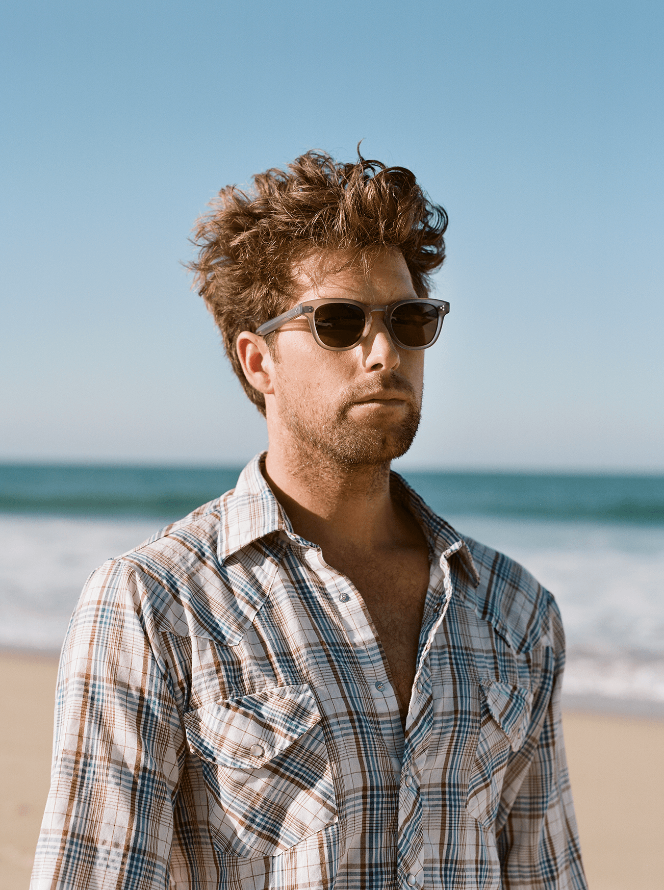 SQUIRE Absinthe Sunglasses - Vibrant Brown Polarized Lenses (49mm) for Outdoor Sports, Driving & Fashion