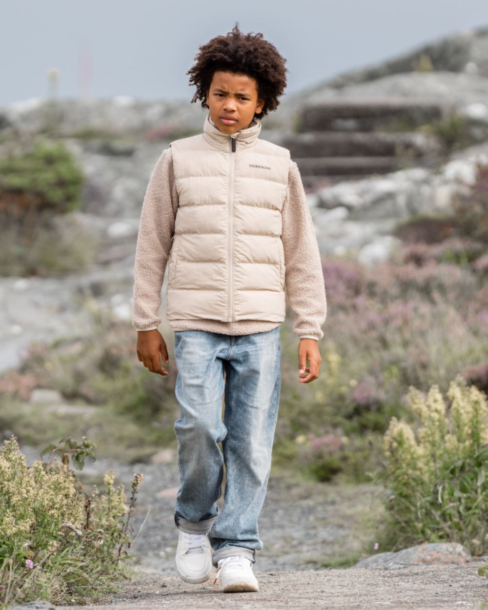 Didriksons Kids' Kilo Vest - Waterproof & Windproof Winter Puffer Jacket for Boys & Girls - Perfect for Outdoor Play, Skiing & Cold Weather Activities