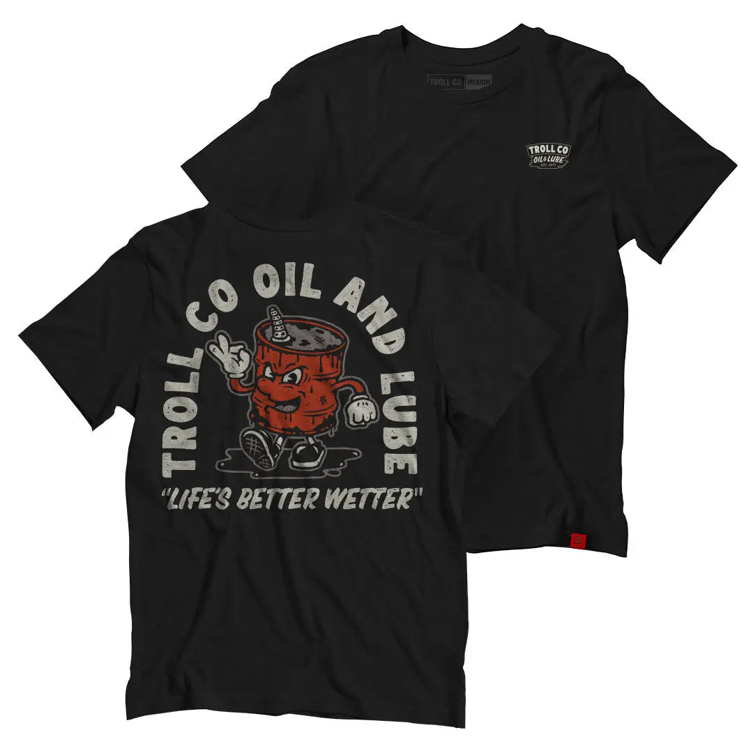 Better Wetter Tee - Moisture Wicking Performance T-Shirt for Men & Women - Black - Ideal for Running, Gym & Outdoor Activities