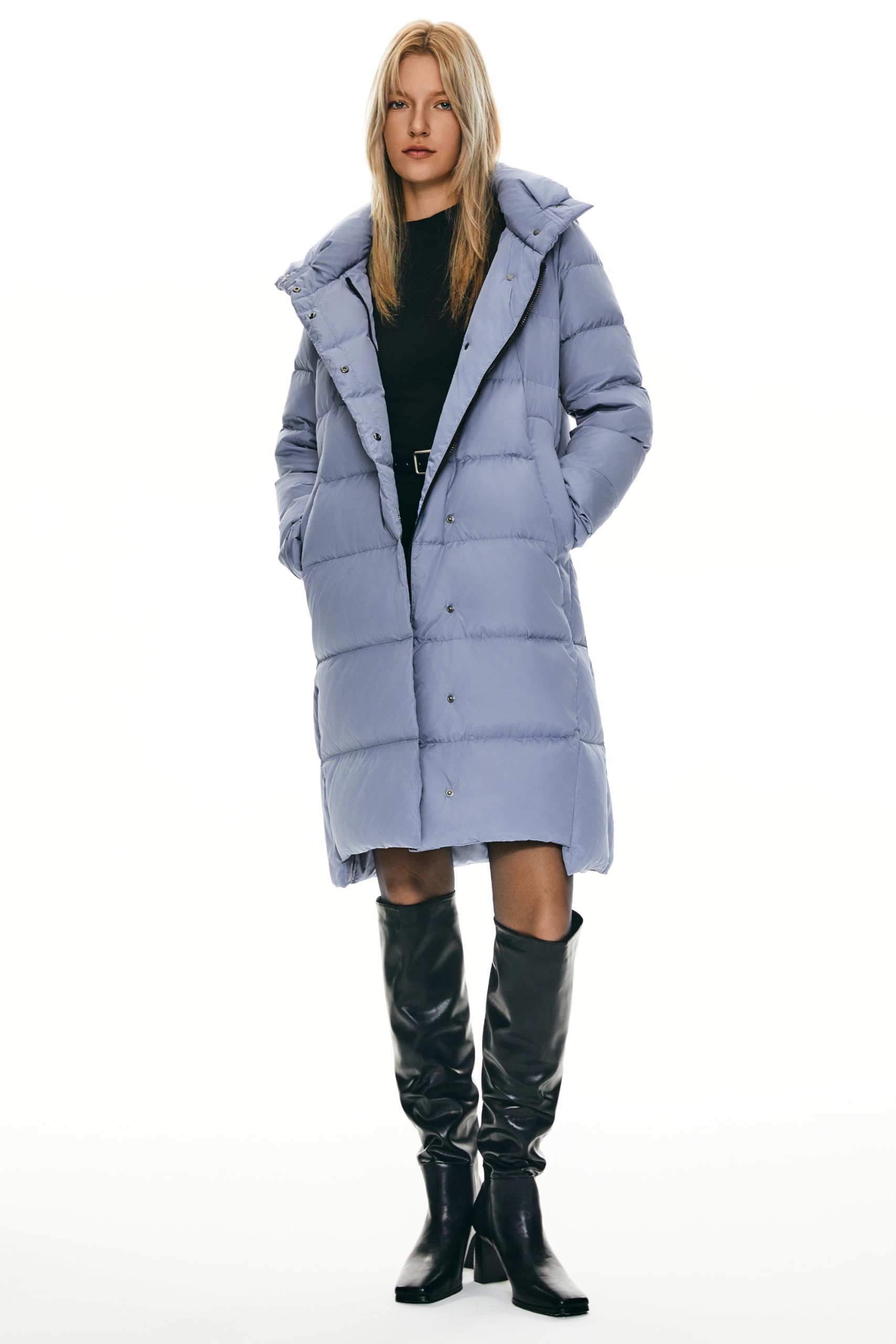 Orolay Women's Hooded Down Jacket - Warm Long Winter Coat for Cold Weather | Outdoor Activities, Commuting & Travel