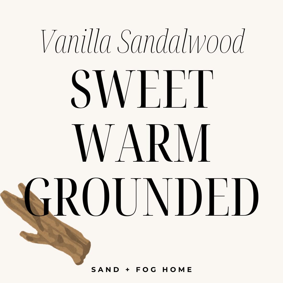 Sand & Fog Vanilla Sandalwood Room Spray - 100mL Essential Oil Aromatherapy Mist for Home, Bedroom & Office Relaxation