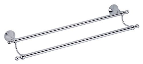 Danze D441602 Bannockburn 24-Inch Double Towel Bar in Chrome - Premium Bathroom Towel Rack for Modern Homes & Hotels