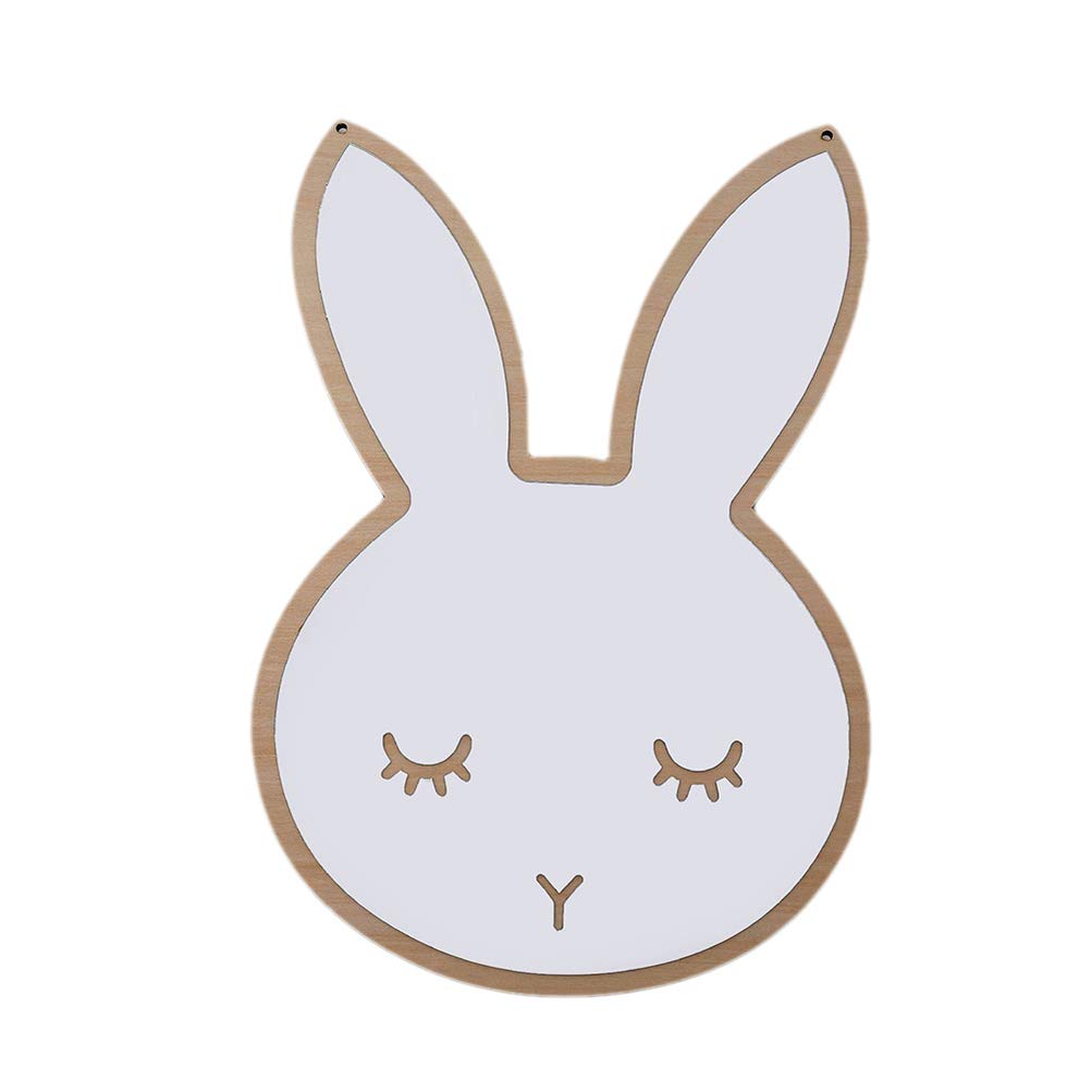TOPBATHY Bunny 3D Mirror Wall Stickers - Self-Adhesive Acrylic Mirror Decals for Baby Nursery, Kids Room & Bathroom Decor - Perfect for Playrooms, Daycare Centers & Children's Bedroom Wall Art