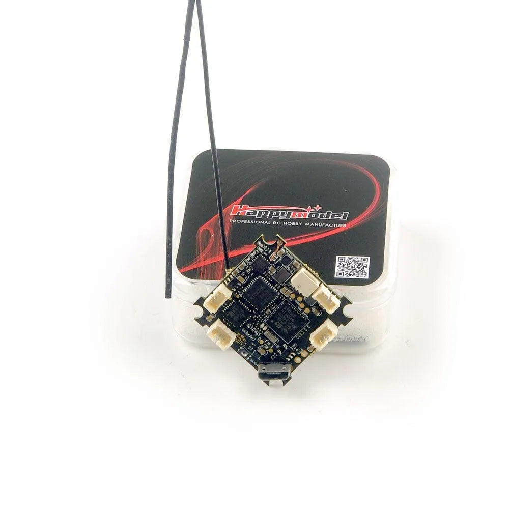 Happymodel CrazyF4 ELRS AIO 5-in-1 Flight Controller with Built-in 900MHz/915MHz/868MHz ELRS Receiver - Perfect for FPV Drone Racing and DIY Quadcopter Builds