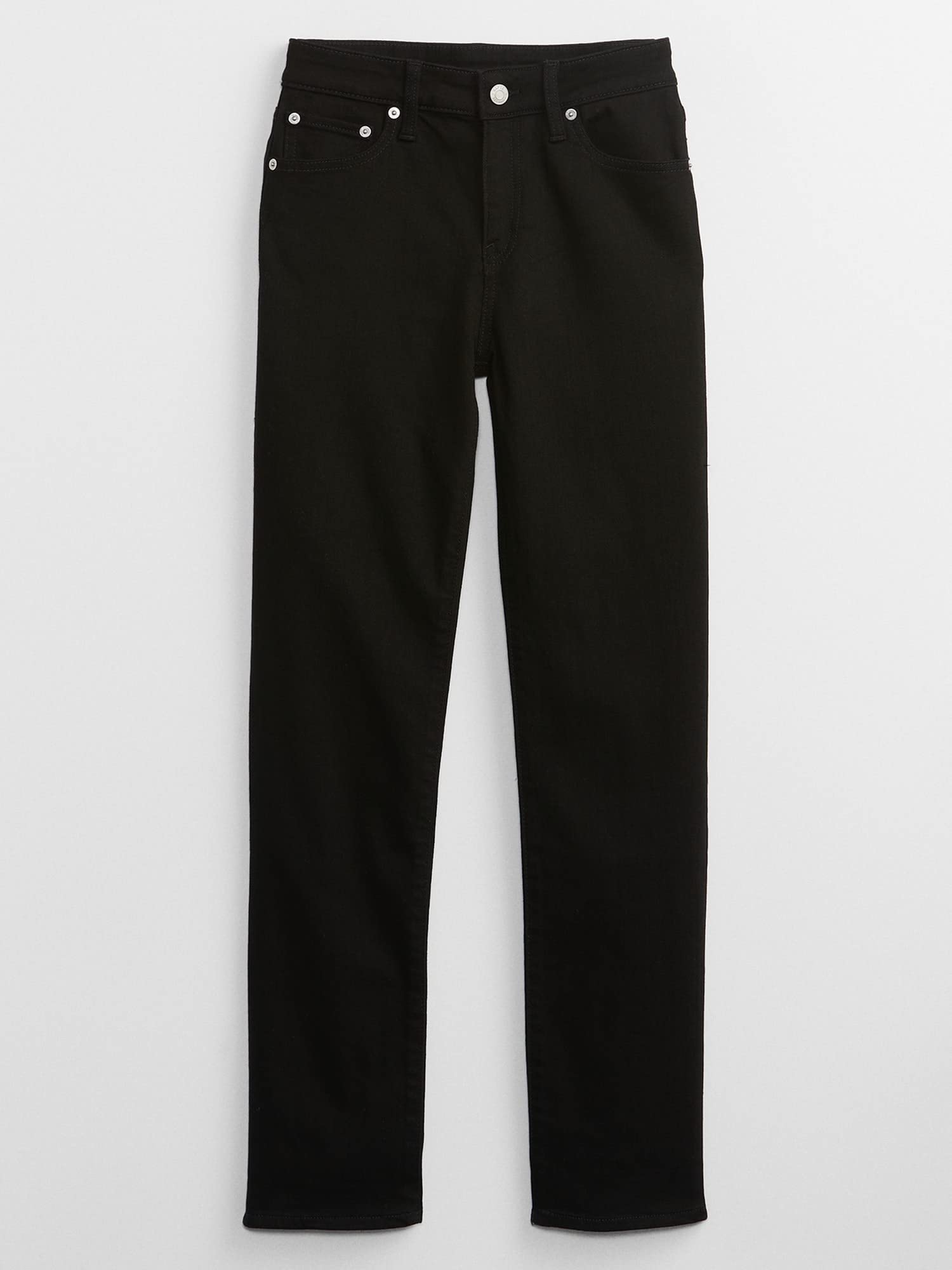 GAP Women's Classic Straight Fit Denim Jeans - High Waist Comfort Stretch Jeans for Casual Wear & Everyday Outfits | Perfect for Work, Shopping and Weekend Style