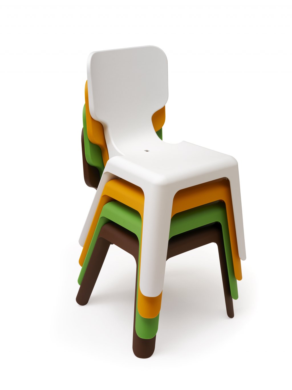 Alma Kids Stacking Chair - Durable Plastic Children's Chair for Indoor & Outdoor Use - Lightweight, Foldable, Easy to Store - Perfect for Playrooms, Backyards, Picnics and Camping