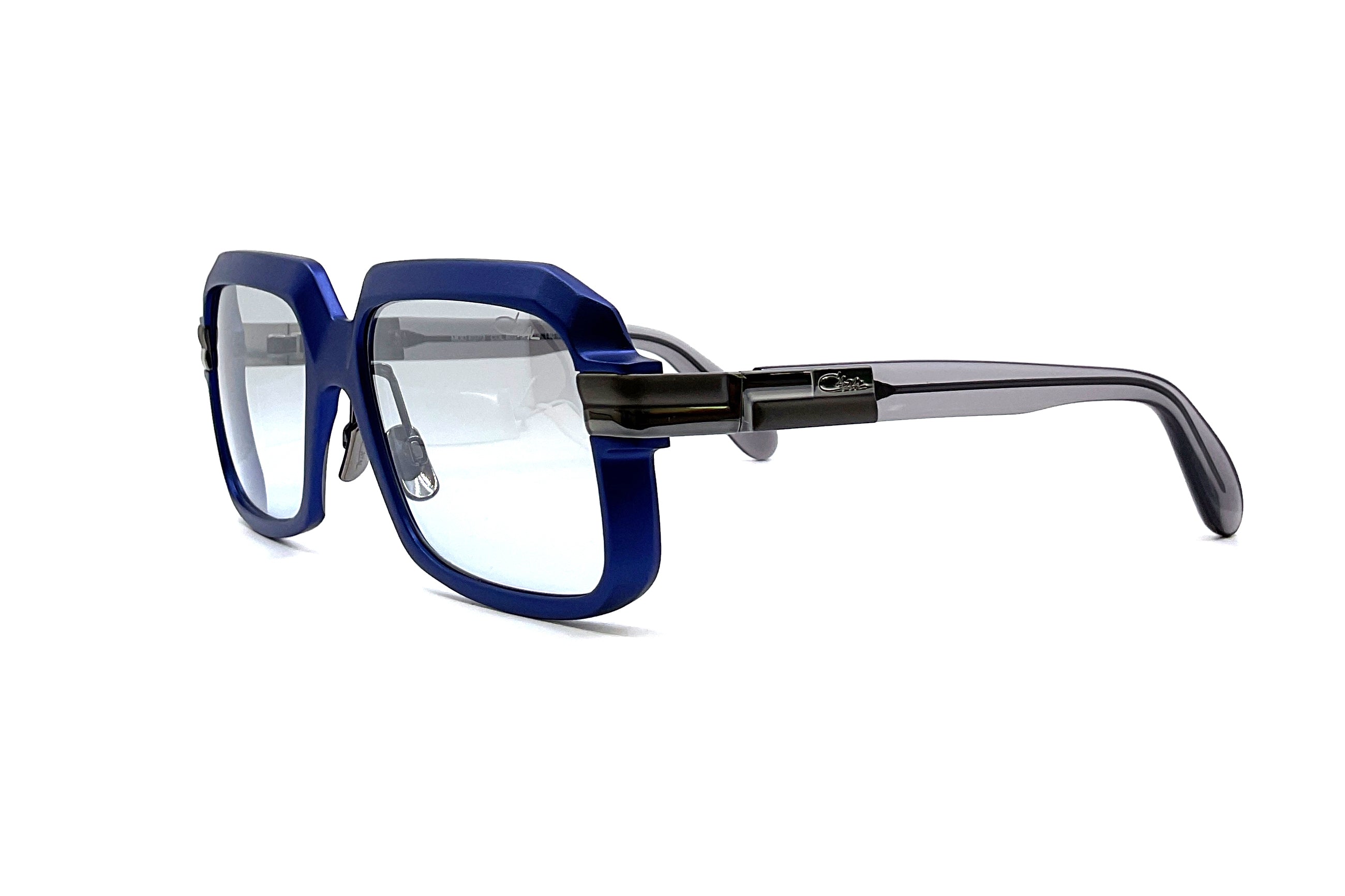 Cazal 607/3 ALU Sunglasses - Steel Blue/Gunmetal Frame - Retro Aviator Style for Men & Women - Perfect for Outdoor Activities, Driving, and Fashion Statements