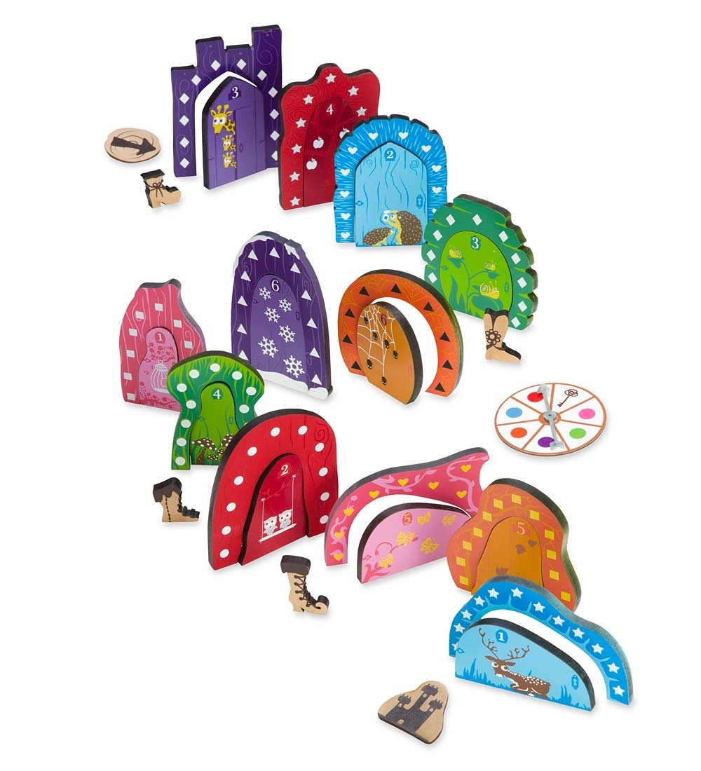 Magic Cabin Adoorable Race Game - Fun Wooden Board Game for Kids & Family - Perfect for Birthday Parties, Family Game Nights & Indoor Activities
